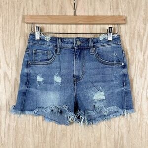 Insane Gene Distressed Deni Shorts